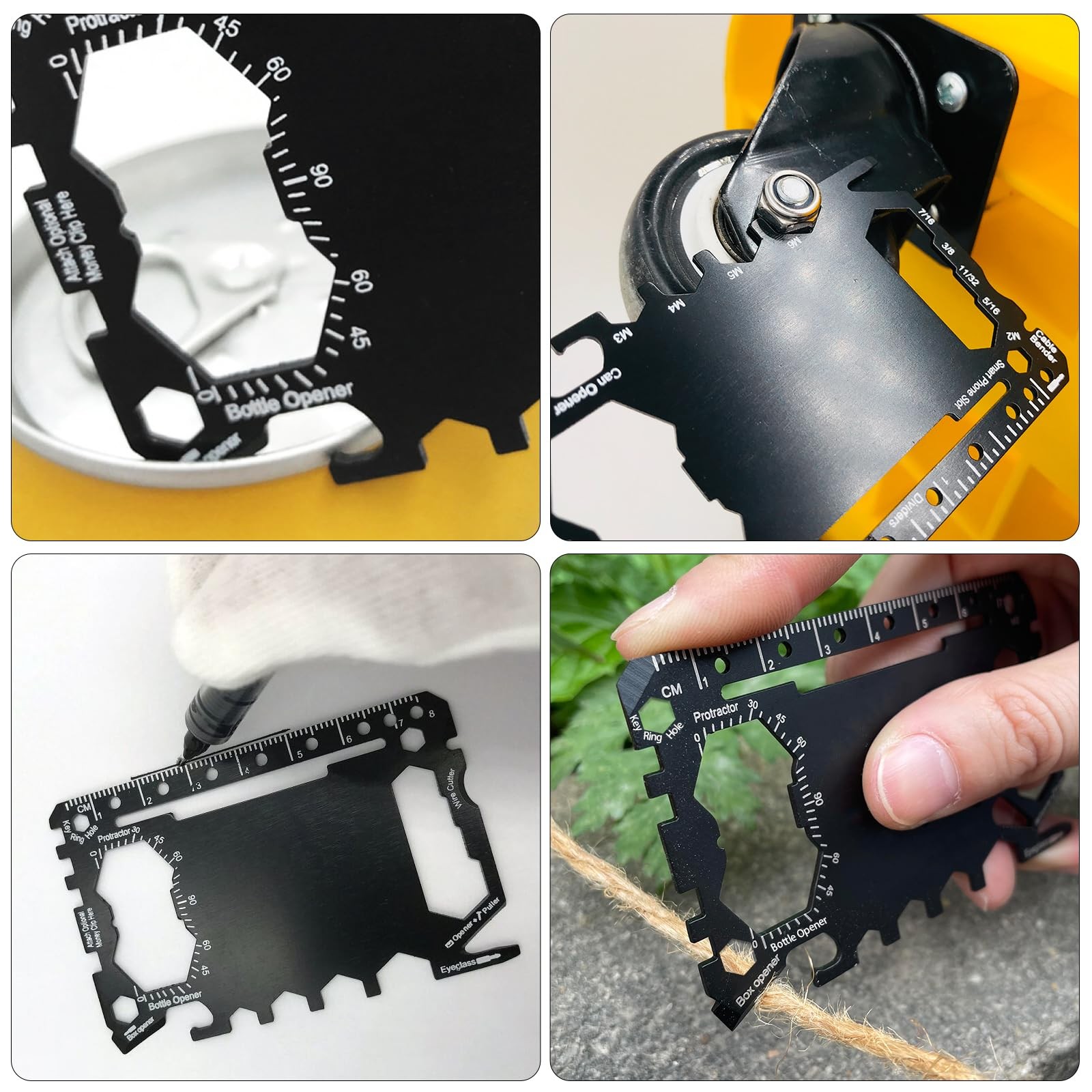 Multitool Credit Card Size 46in1, Multitool Card, Outdoor Camping Multi W…