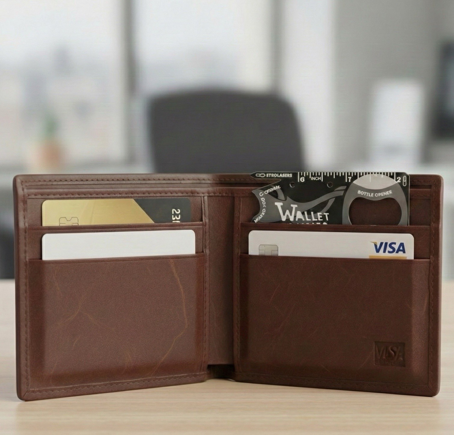 Original Wallet Ninja 18-in-1 Credit Card Multi-tool – Pocket EDC Tool Card! New