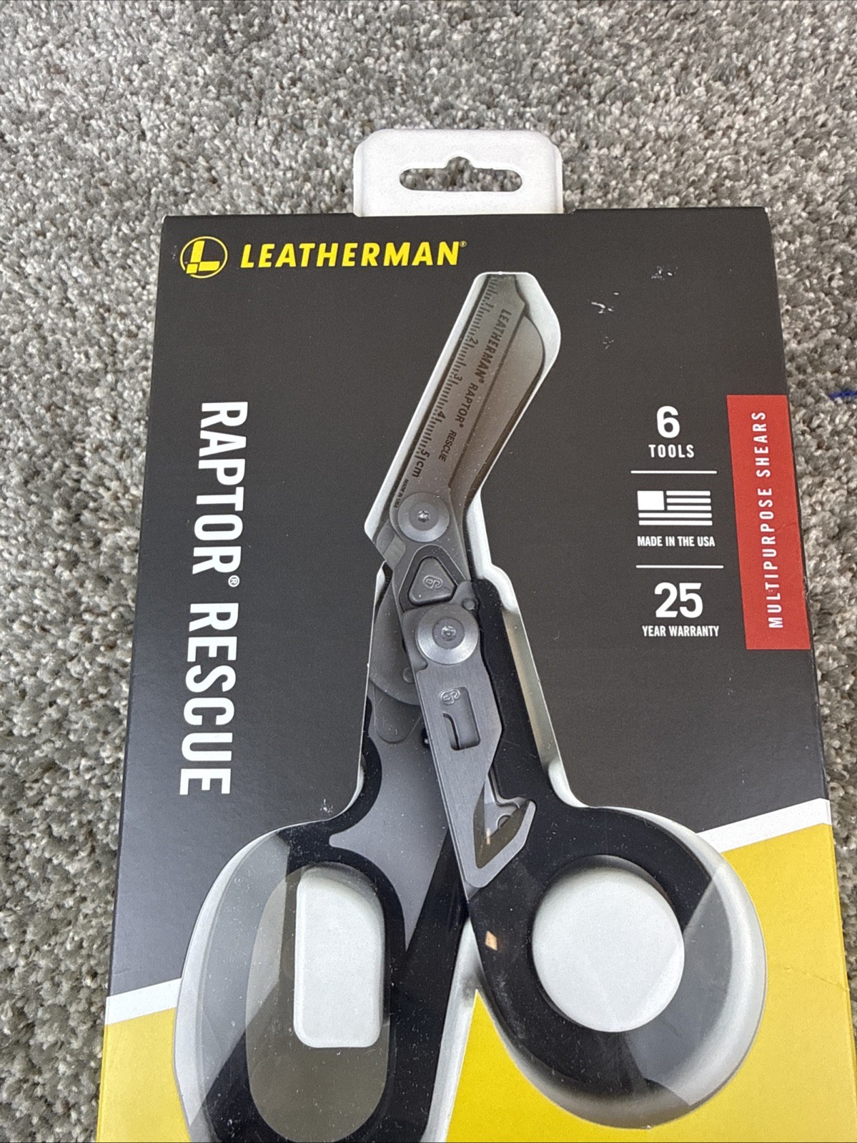 LEATHERMAN, Raptor Rescue, 6-in-1 Heavy-Duty Emergency/Trauma Shears Multi-Tool