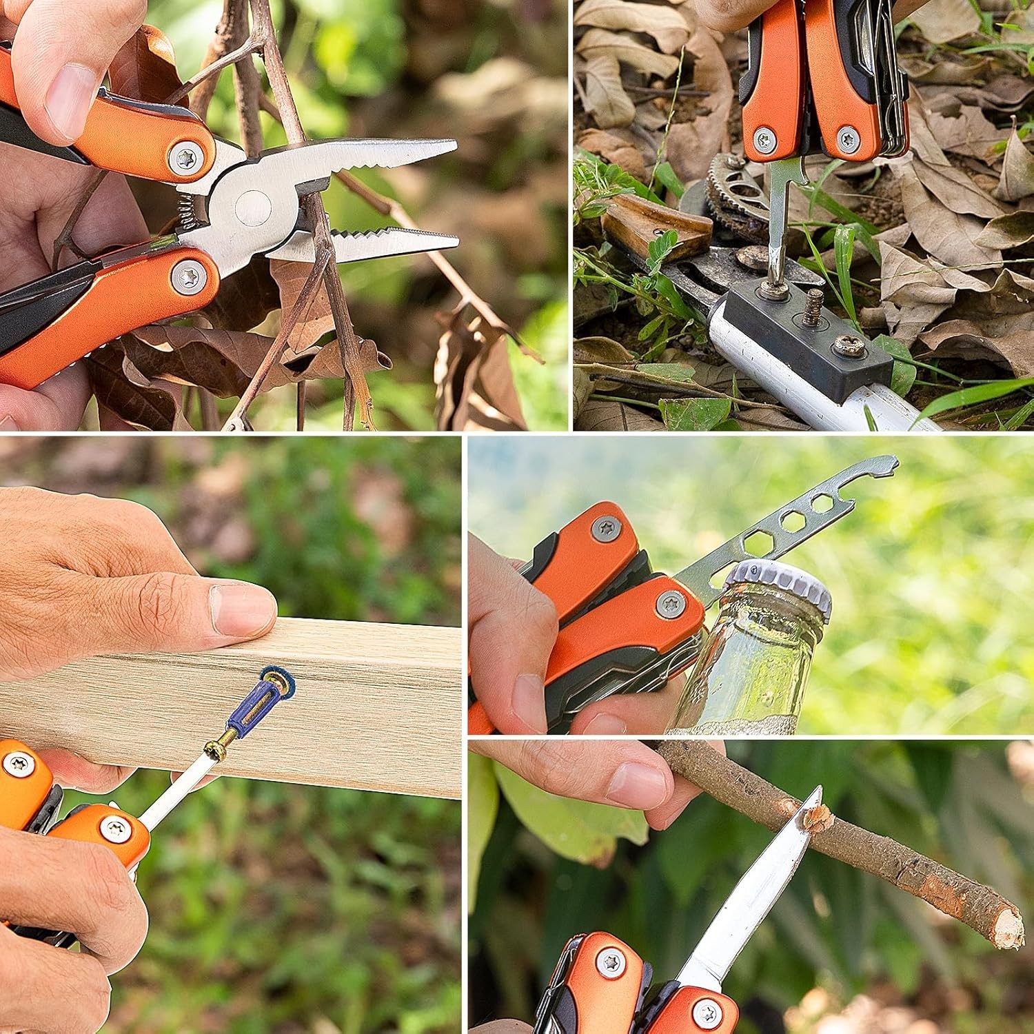 Fishing Pliers Multitool with Screwdrivers and Bottle Opener for Outdoor Fun