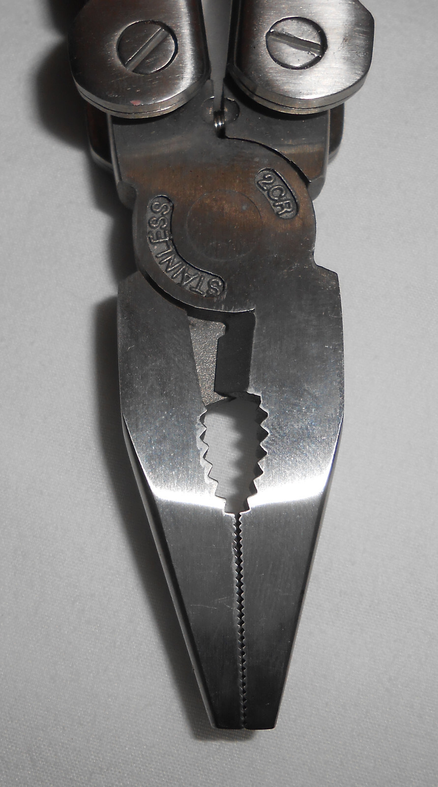 Sheffield 12-In-1 Multi Tool w/ Hardwood Handle Pliers Knife Blades Screwdrivers