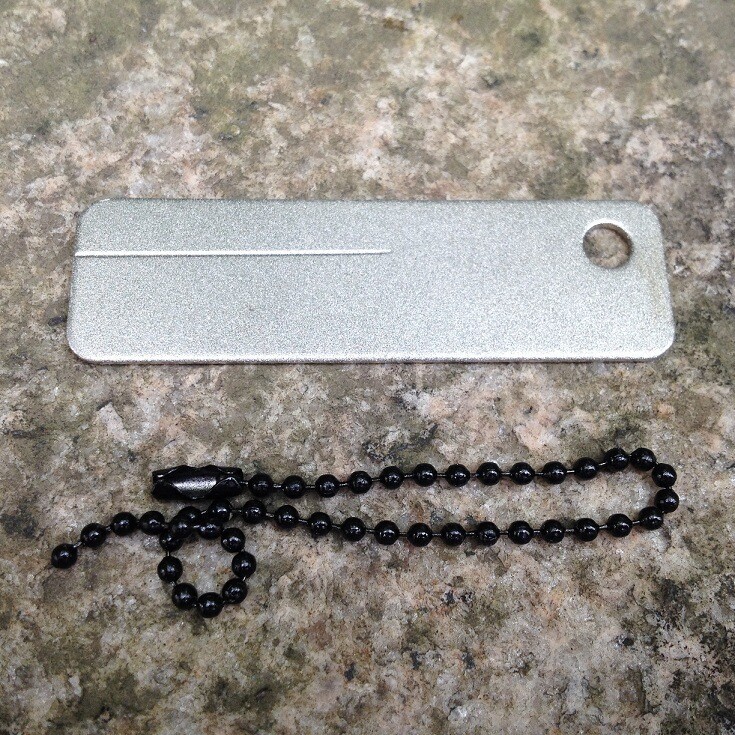 2PCS Mini Portable Sharpener Diamond Sharpening Stone Outdoor Camping Pocket EDC