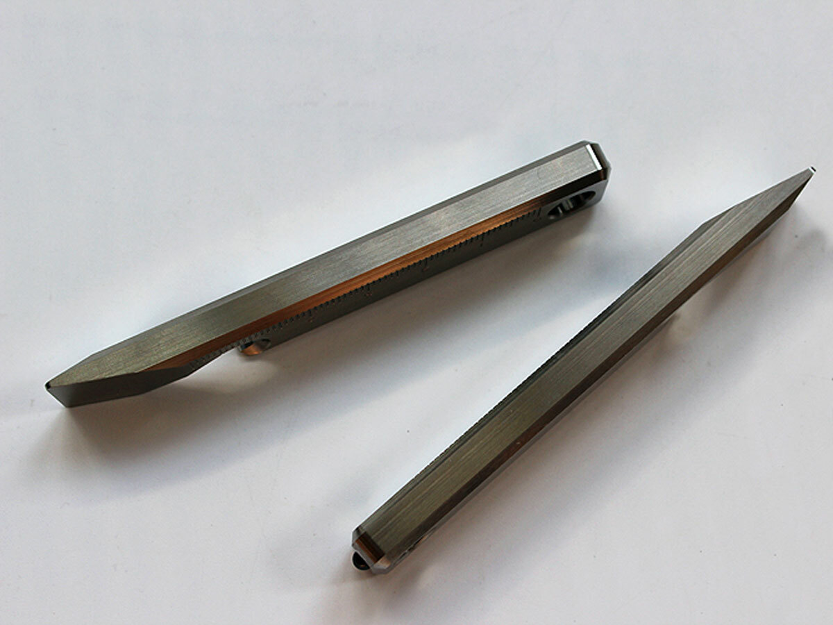 EDC Tool TITANER Alloy Pocket Titanium Pry Bar Crowbar Multi Tools Ruler Opener
