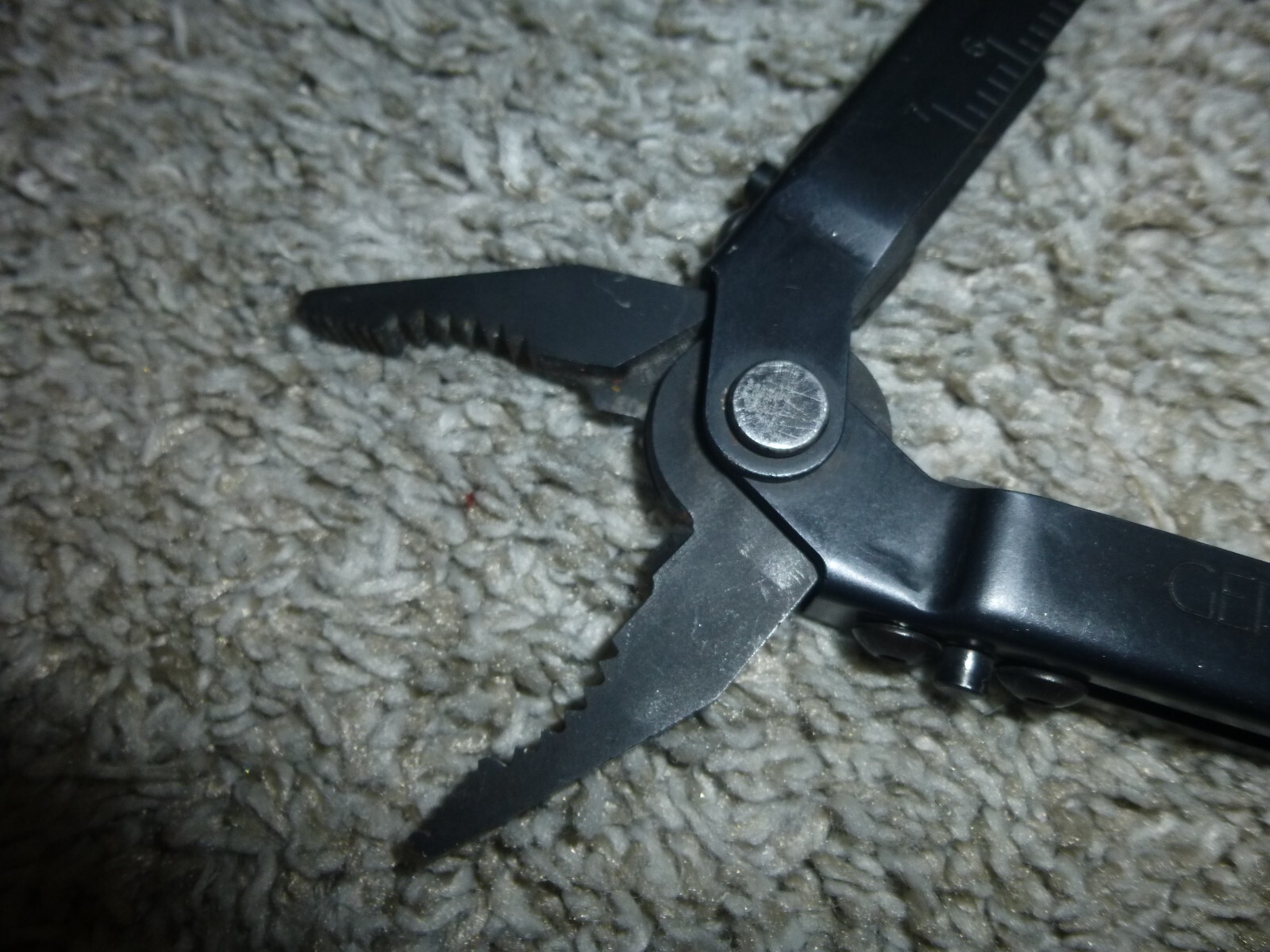 Gerber Black Multi Tool Sliding Plier 5142721 5212844 USA W Black Leather Case