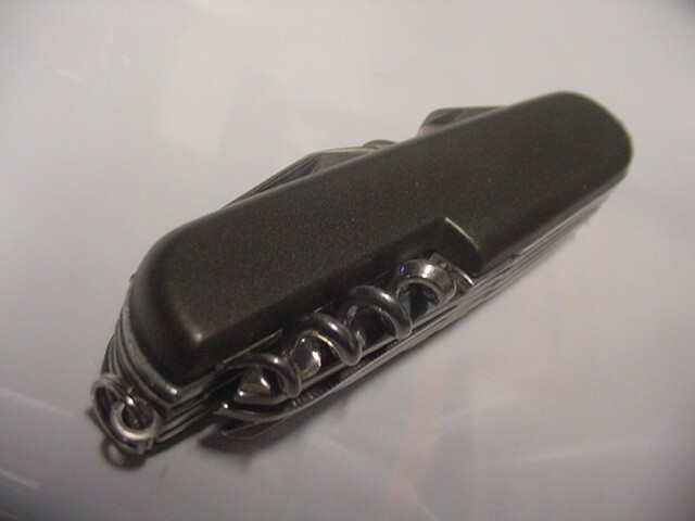 10-in-one pocket knife heavy duty stainless steel for all outdoor activity BLACK
