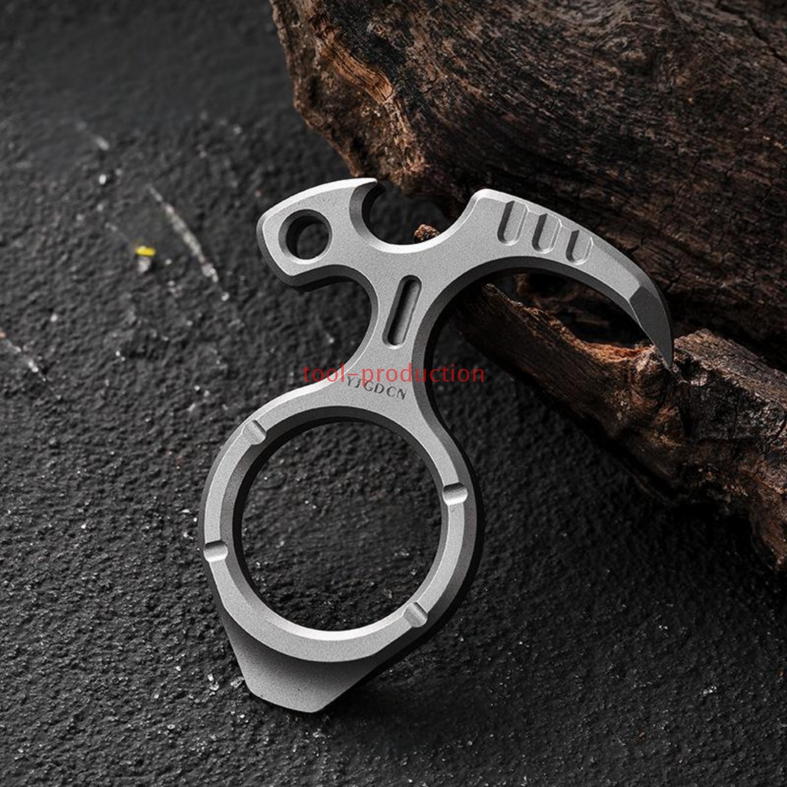 Titanium Alloy EDC Multi Tool Bottle Opener Outdoor Camping Pocket Gear