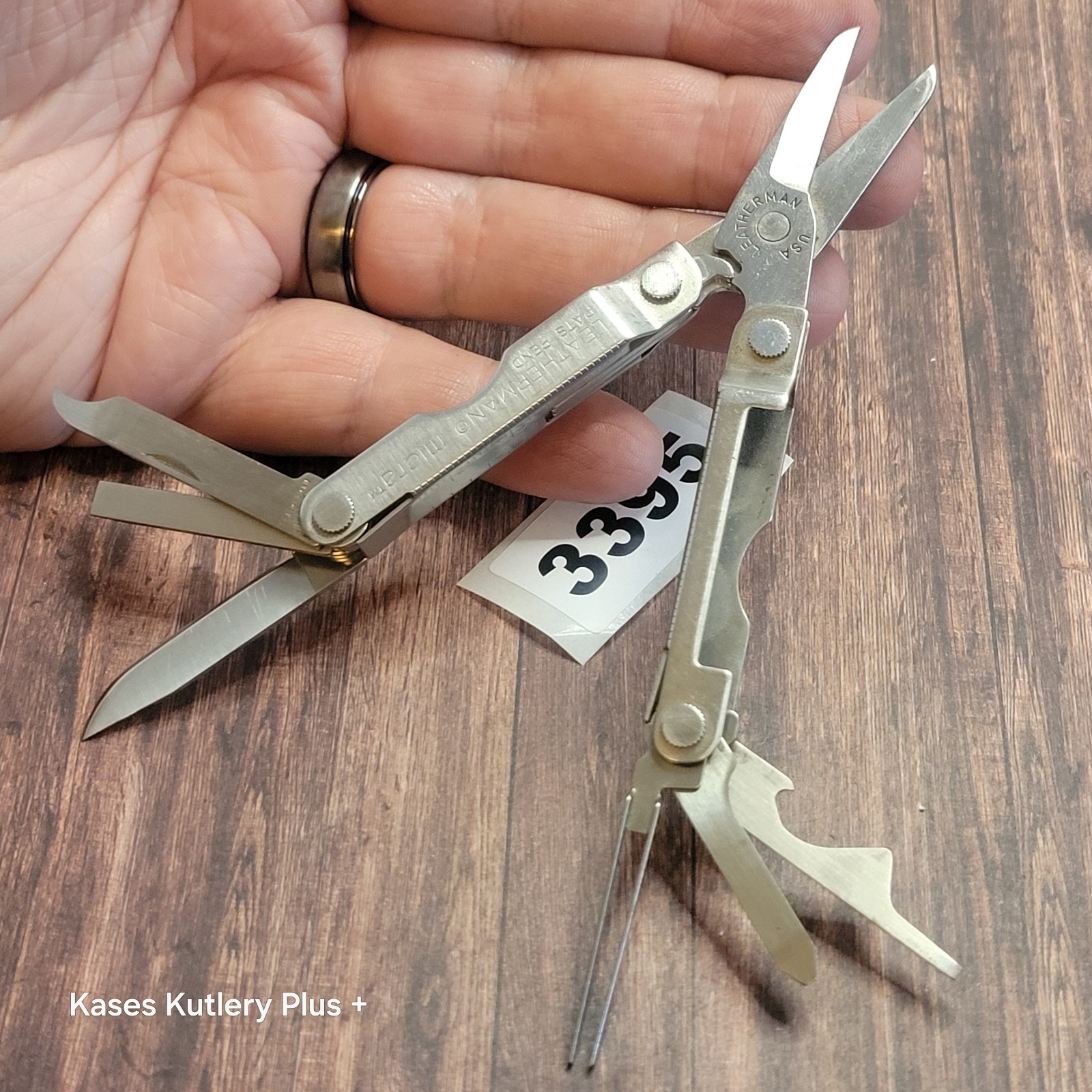 Leatherman Micra Compact Folding Multi Tool Scissors Knife Tweezers Screwdriver