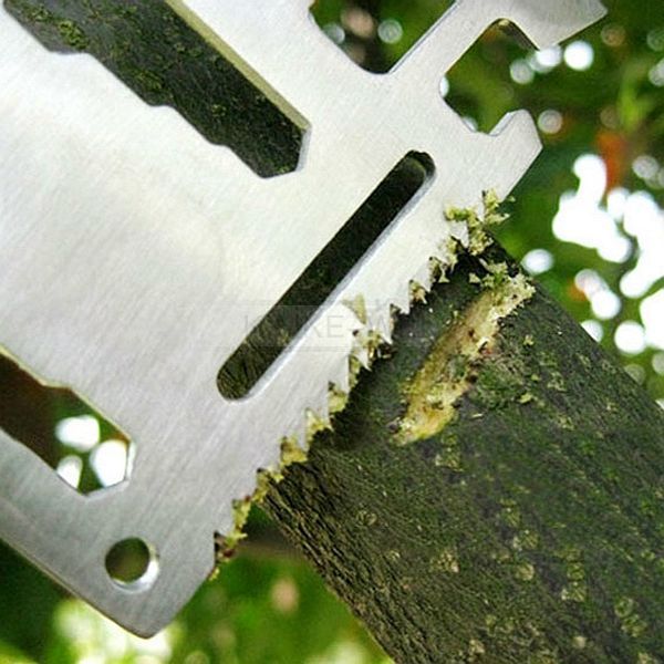 11in1 Edelstahl Kreditkarte Messer Multitool Outdoor Überleben Camping Werkzeug