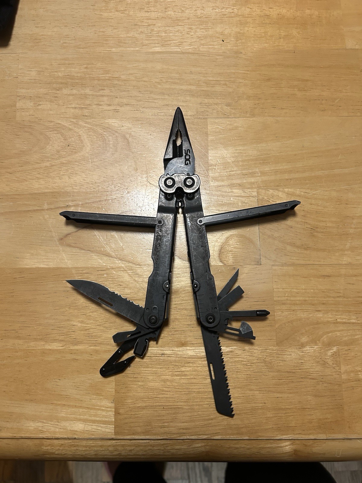 SOG Steel PowerLock EOD – Black