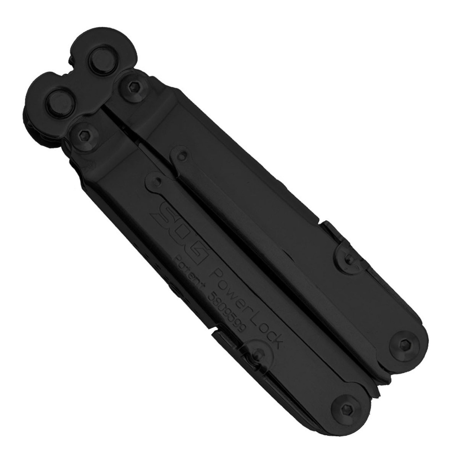 SOG Powerlock Multi-Tool with Scissors and Nylon Shealth – Black Oxide