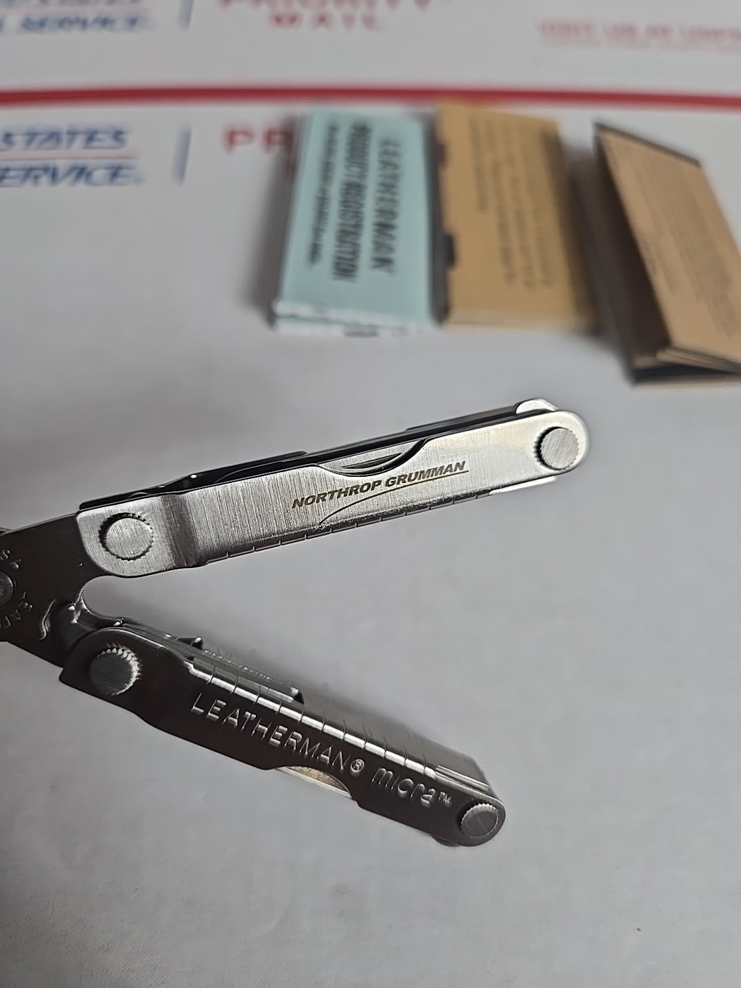 The Original Leatherman Micra Advertising Northrop Grumman Original Box, New