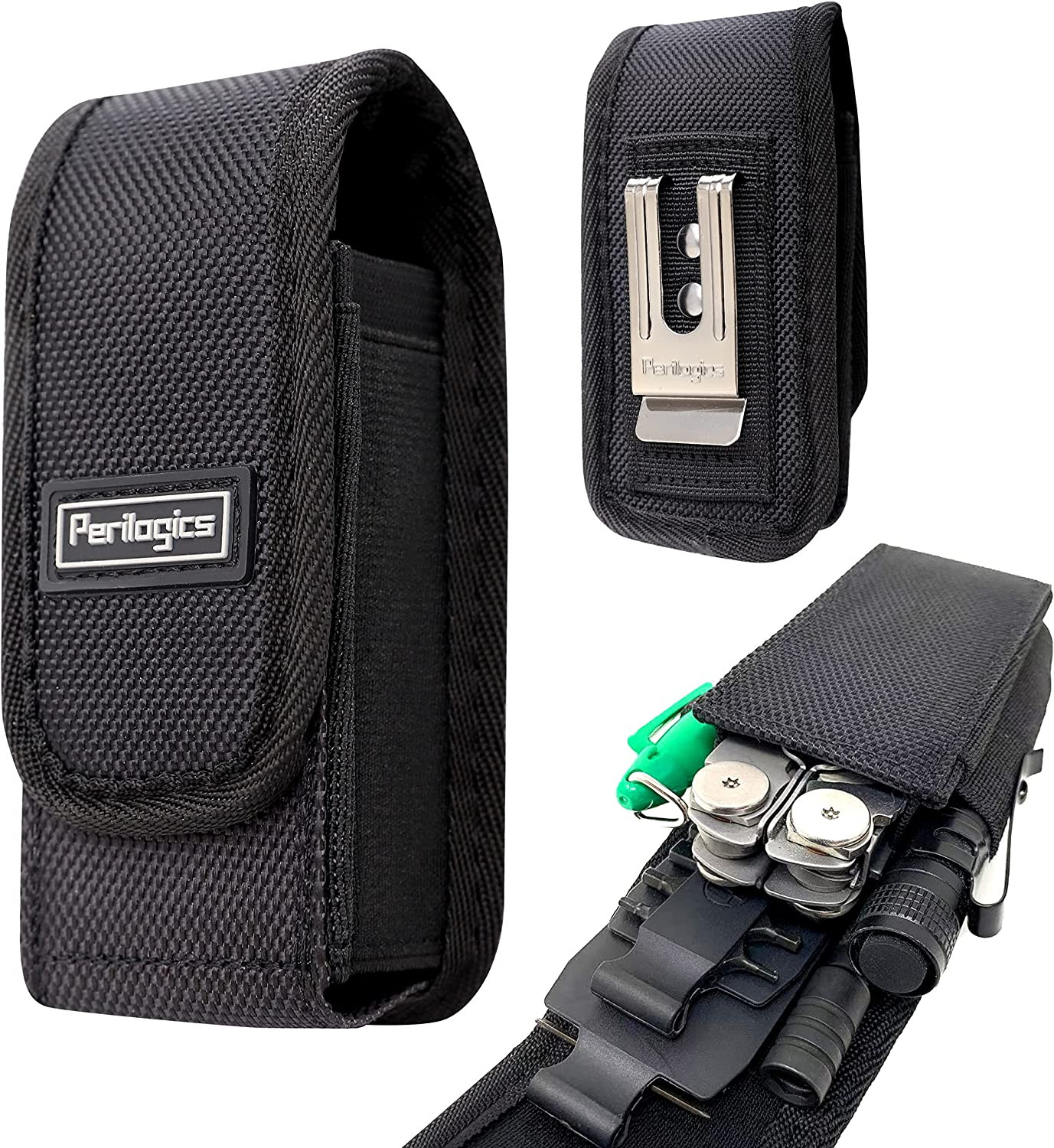 Magnetic Tool Sheath for Leatherman – Nylon Belt Pouch Fits Wave Plus, Wingman,