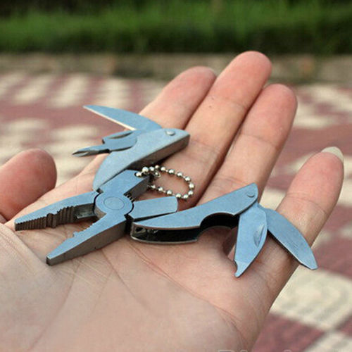 (SALE) Foldaway Multi-Tool Stainless Knife Nylon Sheath (USA SELLER)