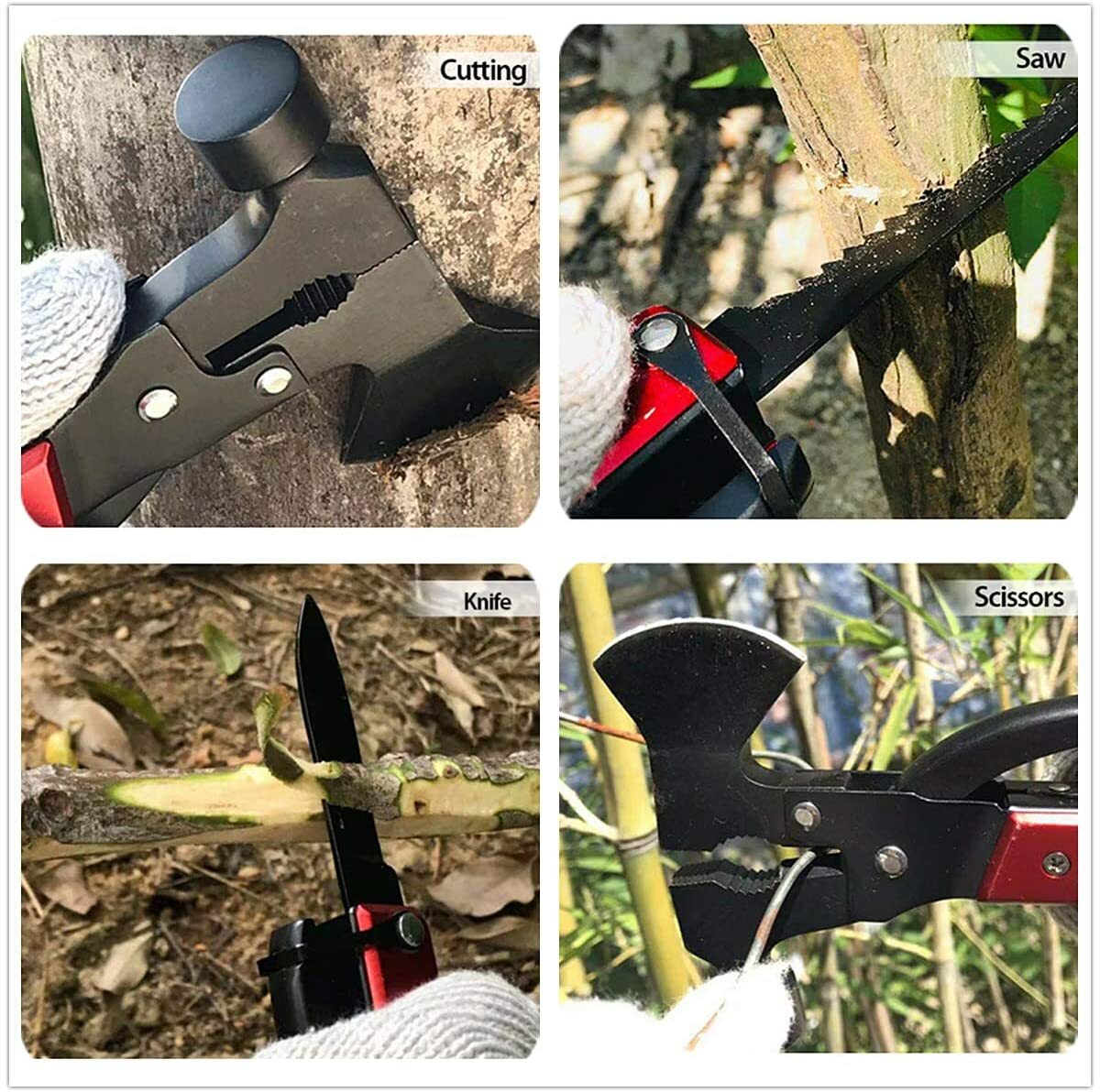 Camping Gear Multitool, Cool & Unique Birthday Gift for Men