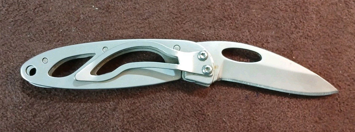 Vtg Small 2″ Appalachian Trail Skeleton Single Blade Folding Knife
