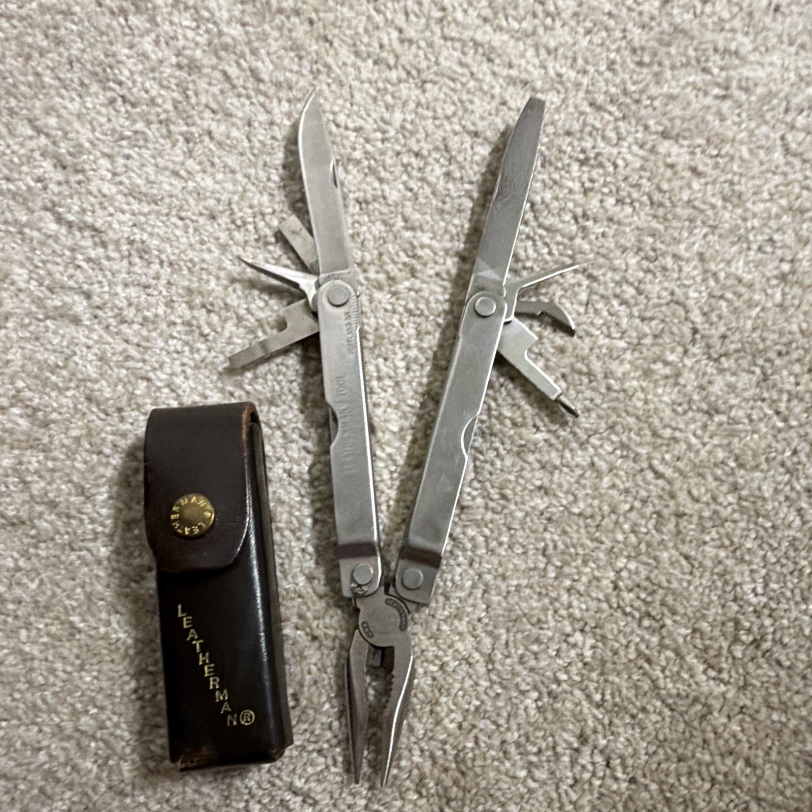 VINTAGE LEATHERMAN KNIFE TOOL POCKET SURVIVAL WITH SHEATH