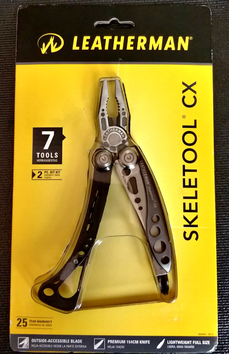 Leatherman Skeletool CX 7-in-1 Multi-Tool,Carbon Fiber Handle,Rare,Discontinued