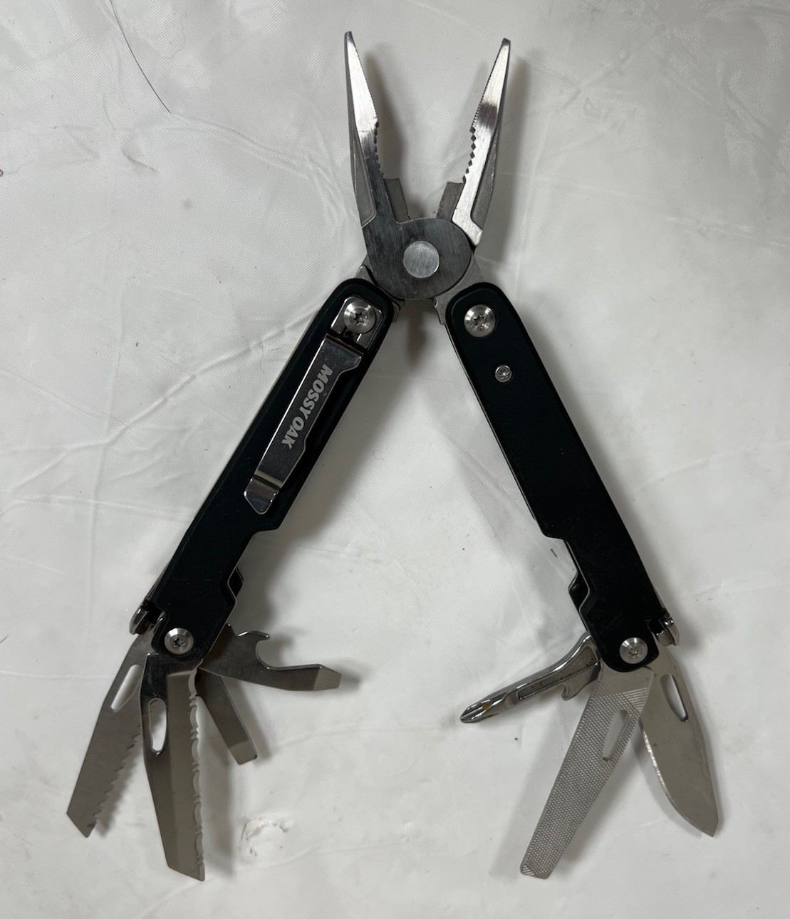 MOSSY Oak Multi-tool Pliers Pocket Knife Camping Tool Hiking Gear.
