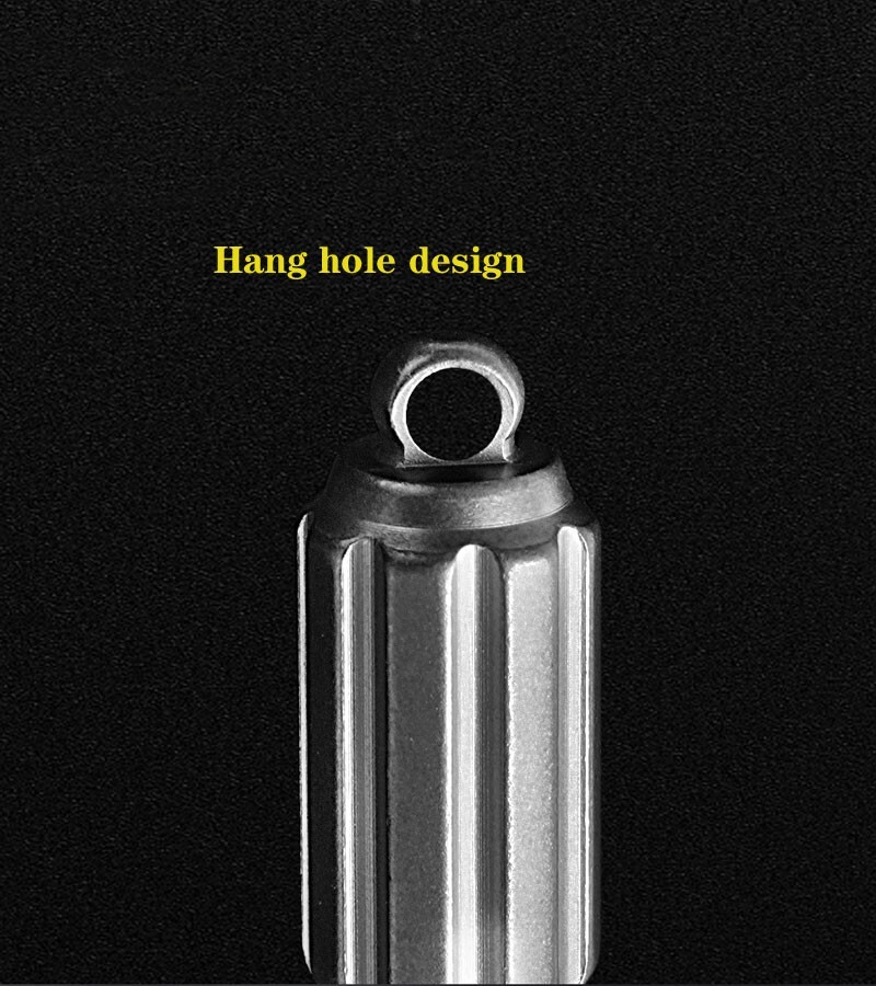 Mini Pocket Titanium S2 steel Screwdriver Portable Outdoor Keychain EDC Gadget