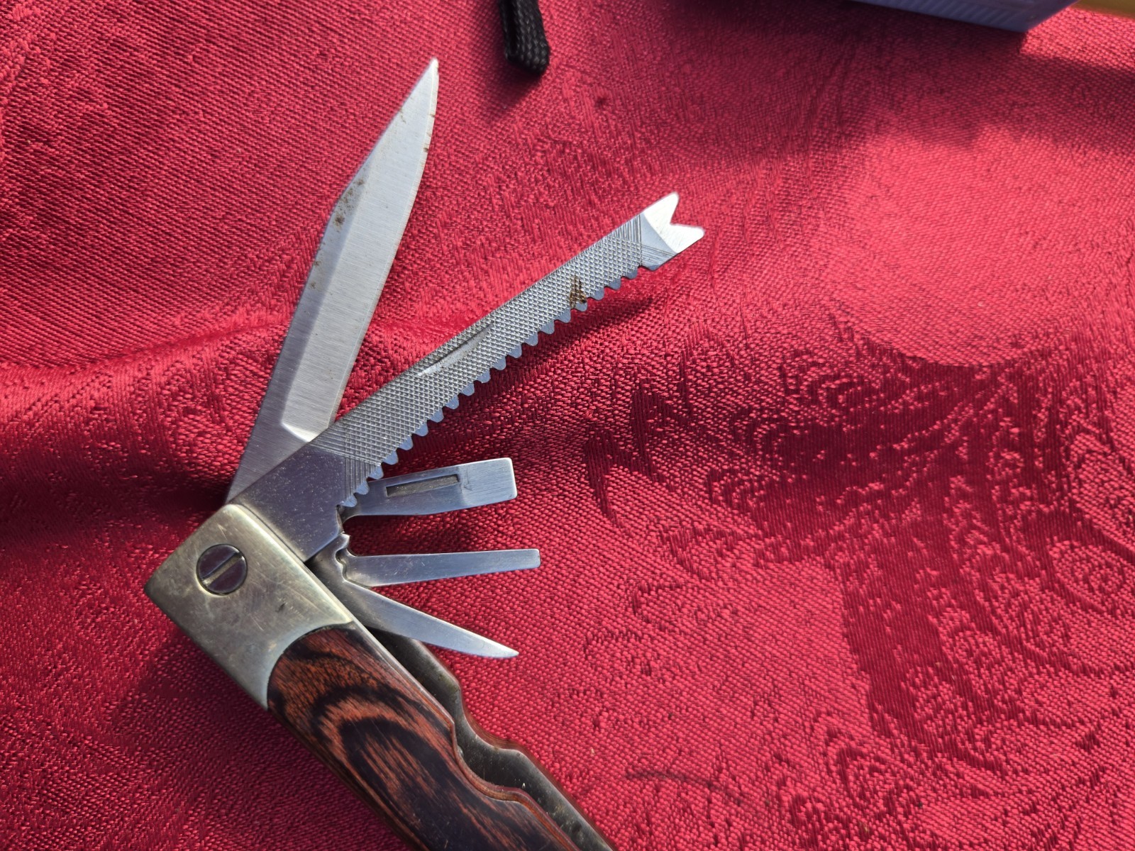 Appalachian Trail Multi-Tool 18-1 Tool – Stainless Steel Wood inlay