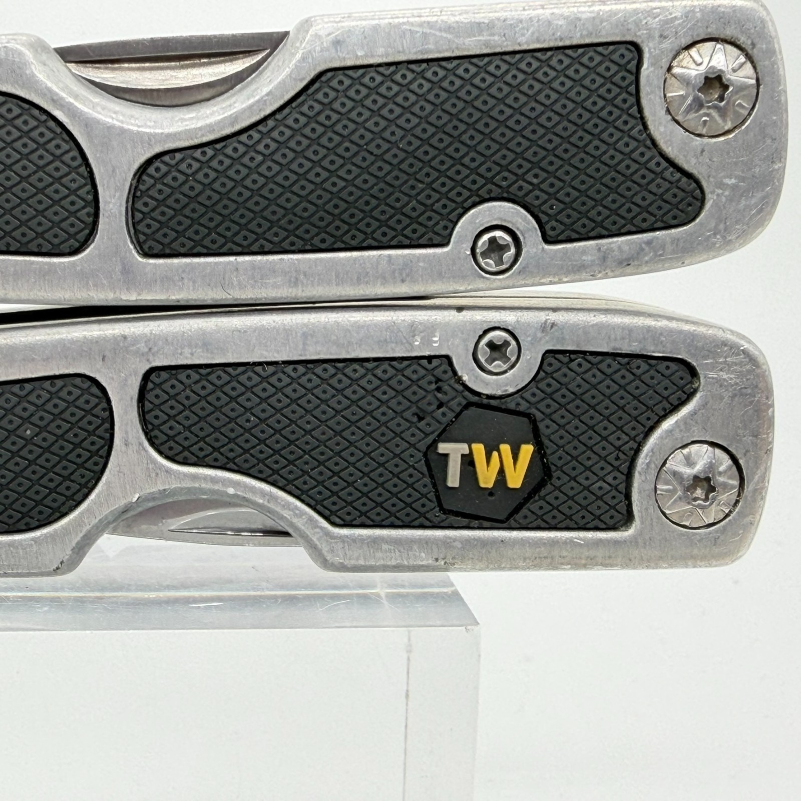 Tactical Workshop 11-in-1 Multi-Tool Stainless Steel Folding Pliers Black Handle