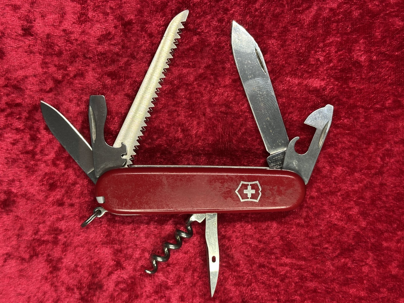 Victorinox Camper 10 Tool 3 Layer Swiss Army Knife No Sheath Random Pick (184)