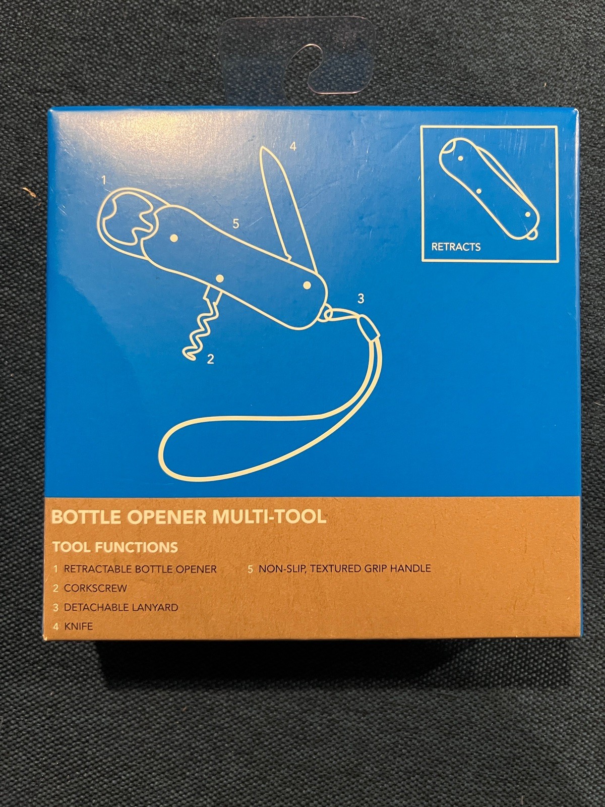 NEW Columbia Bottle Opener Pocket Knife Multi-Tool w/Lanyard In Box