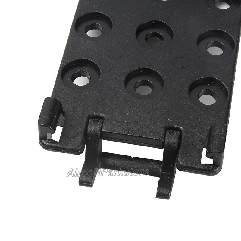 4pcs EDC Belt Clip Gear Multi Function K Sheath Kydex Scabbard Waist Clamp Black