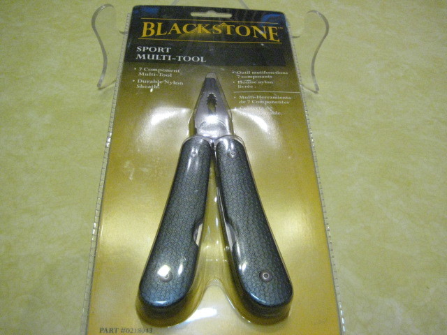 BLACKSTONE 7-Component “Sport Multi-Tool & Nylon Sheath” (#0218043) Brand New!!!