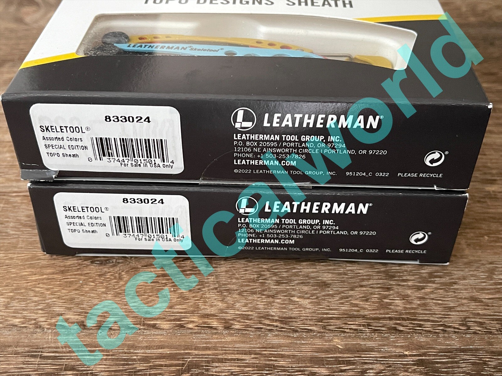 Limited edition, Leatherman Topo Designs X Skeletool & Hatchet Outdoor. Set of 2
