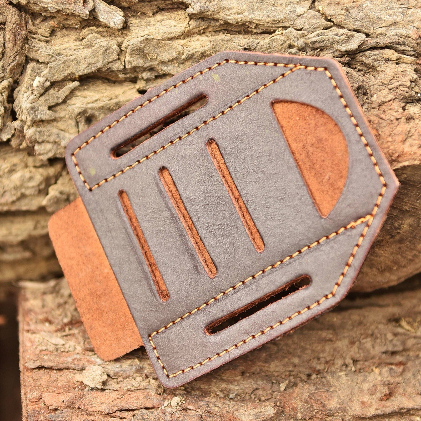 Handmade Belt Organizer Multitool Leather Sheath LeatherMan Knife Flashlight