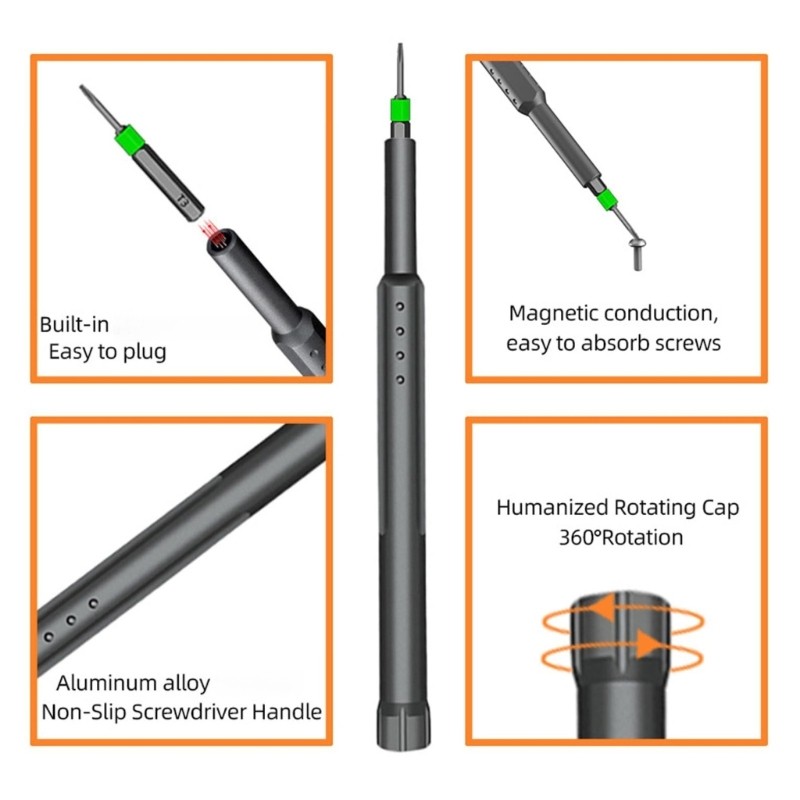 Compact Portable Storage Multifunctional Tool Set For Electronics Maintenance