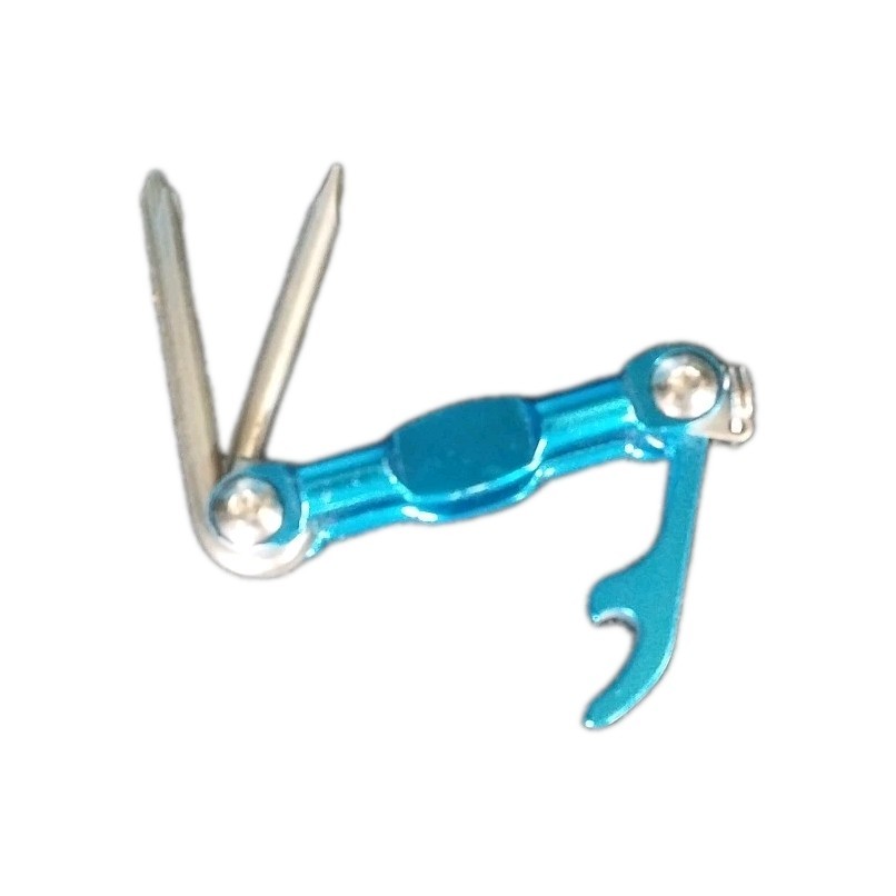 Key Chain Pocket Multi-tool Bottle Opener Screw Driver Set