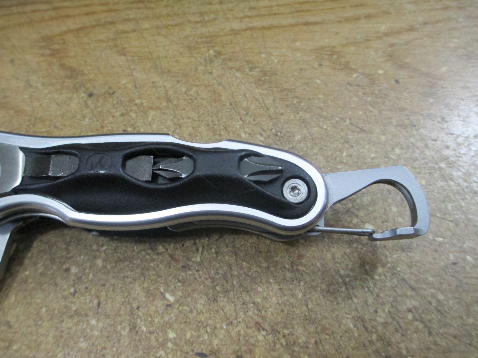 Leatherman E306x Knife Bit Holder Driver Caribiner Bottle Opener W/Sheath
