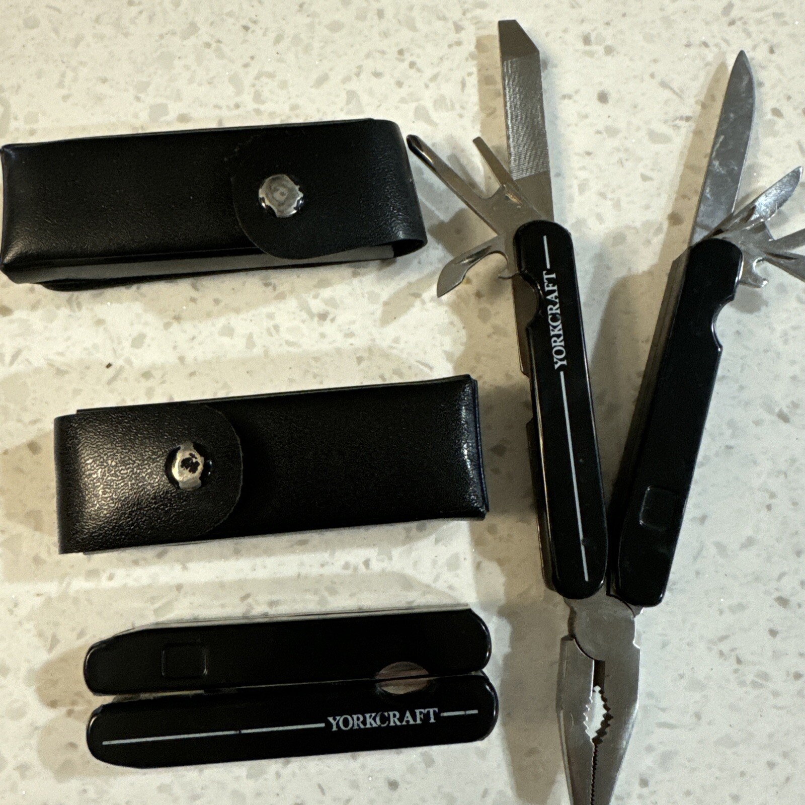 Yorkcraft Utilities Tool With Leather Case Plus More Lot (9) Great Vintage Items