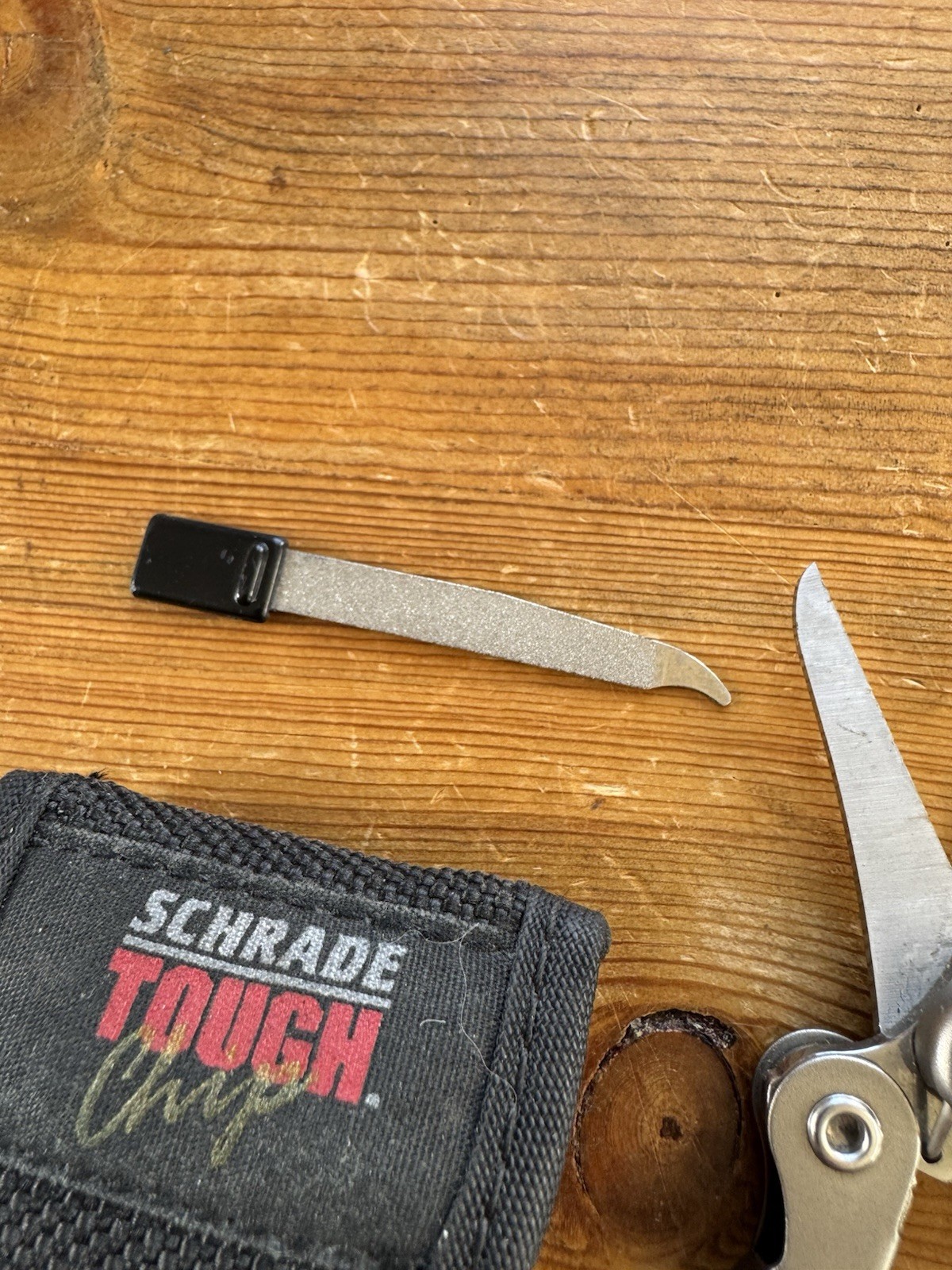 Schrade Tough Chip ST2 nylon sheath compact tool USA