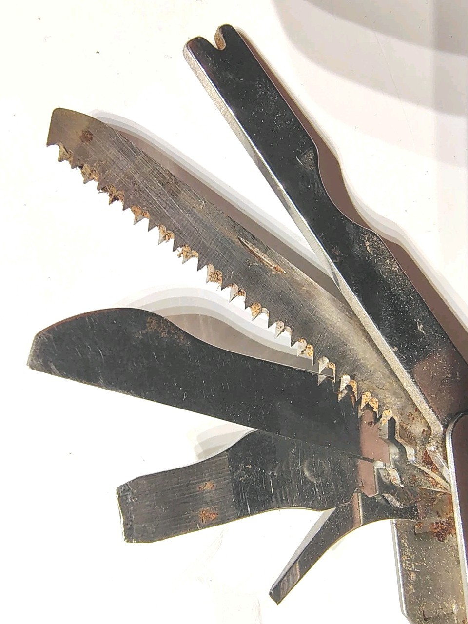 Vintage 90s Schrade USA Tough Tool Folding Multi-Tool Pliers (See Description)