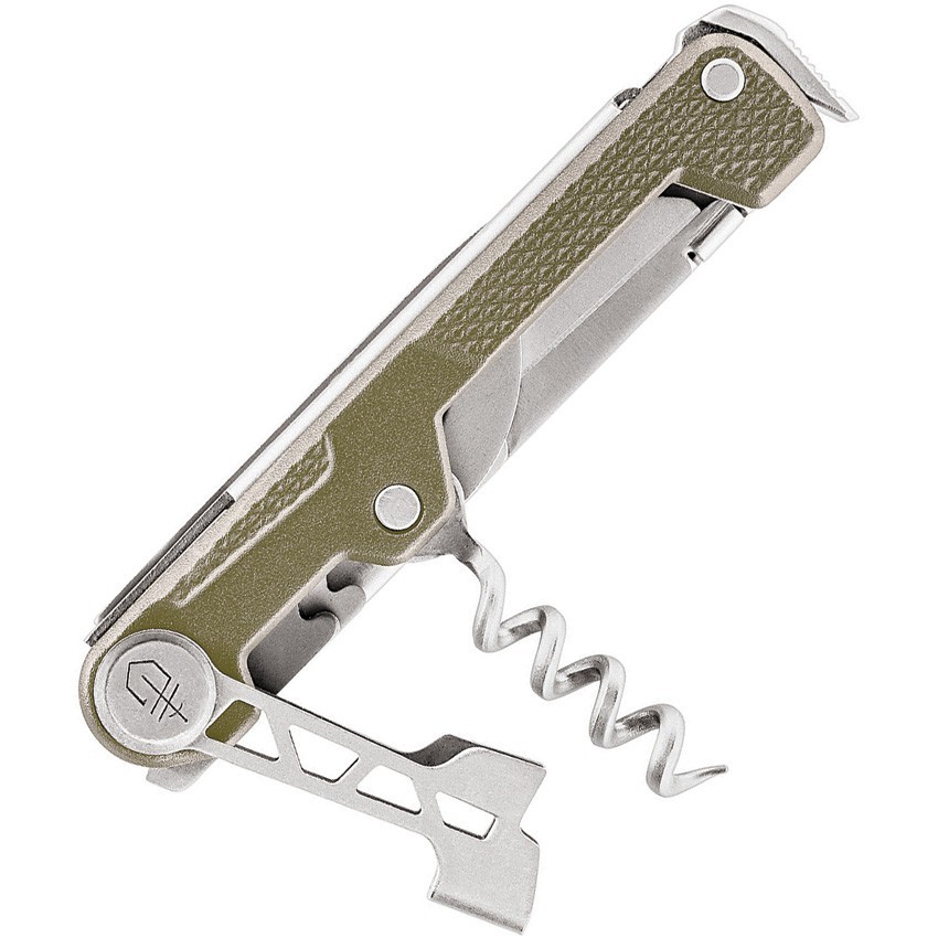 SPECIAL GERBER ARMBAR CORK-GOLD 8-in-1 MULTI-TOOL & KNIFE #30-001583, 3-1/2″