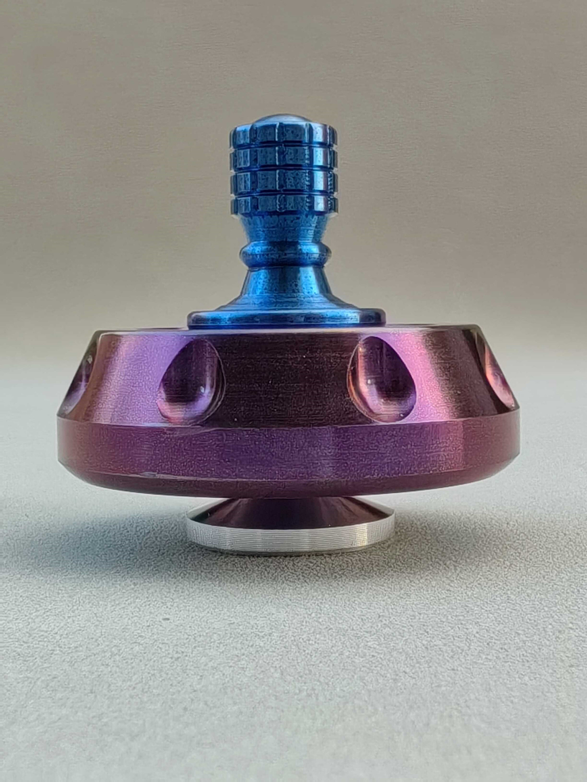 Titanium Alloy Spinning Top EDC Top Spinner Mental Stress Relief Fidget Toys