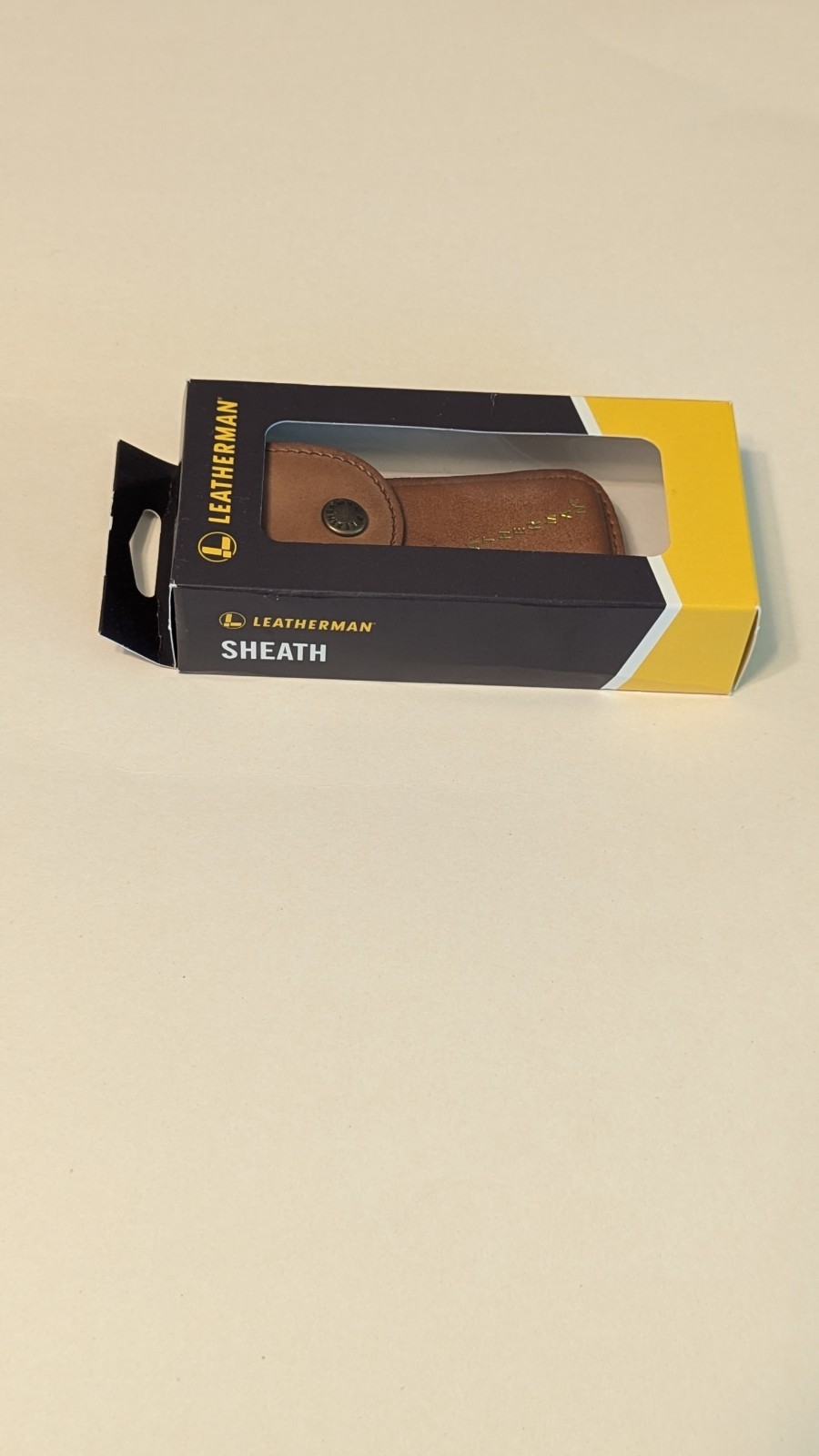 LEATHERMAN, Heritage Leather Snap Sheath for Multi-Tools, Brown, Medium. NIB