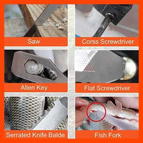 Multitool Hammer Camping Gear Accessories Survival Kits 14 in 1 Multifunction