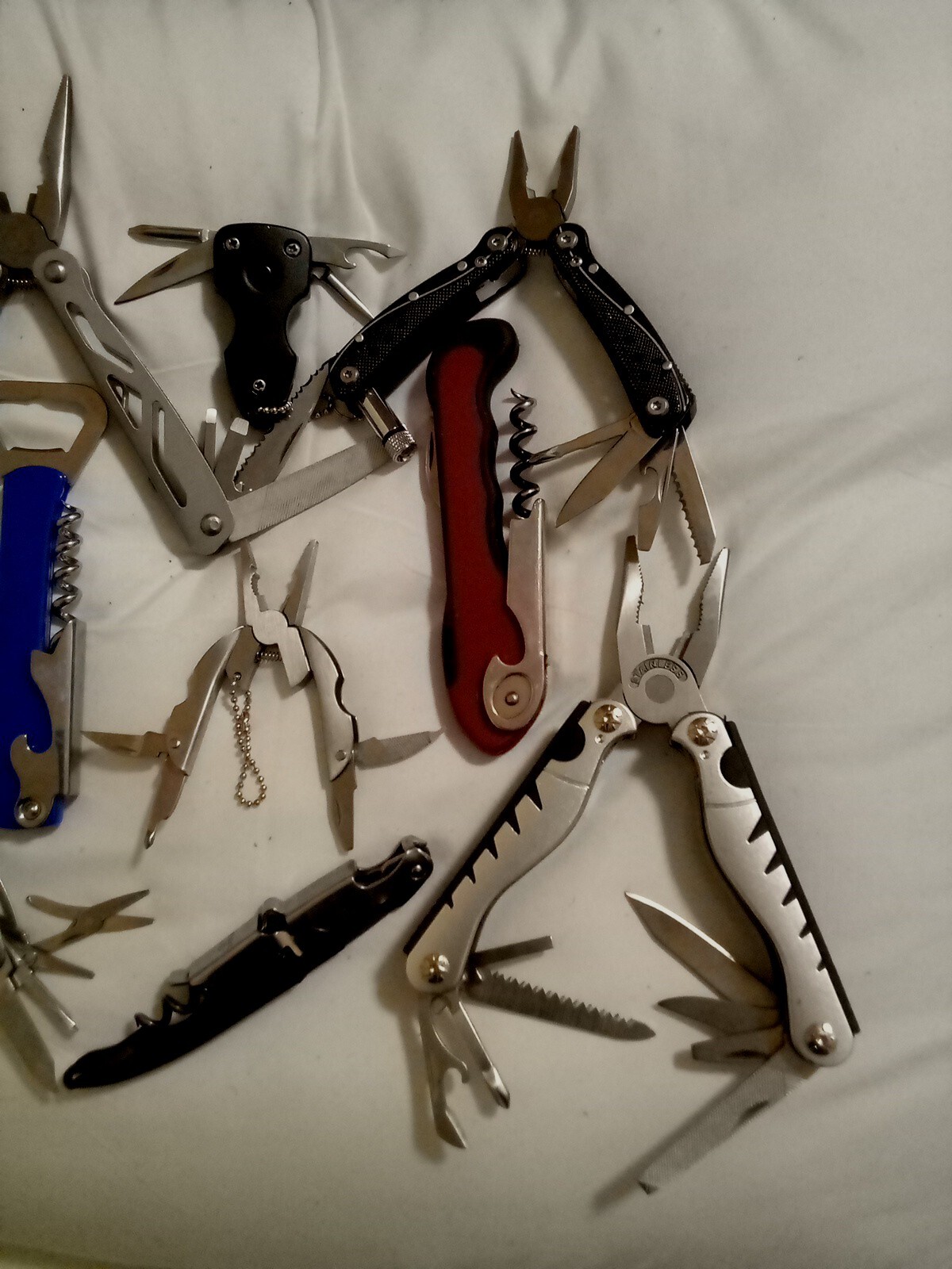 6 Piece Multi-Tool Bulk Lot, Winchester Sheffield Kobalt Schrade, functional