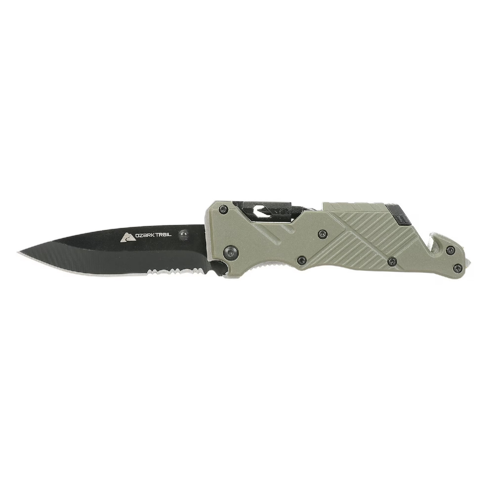 Ozark Trail 7-in-1 Stainless Steel Multitool Knife with Screwdriver