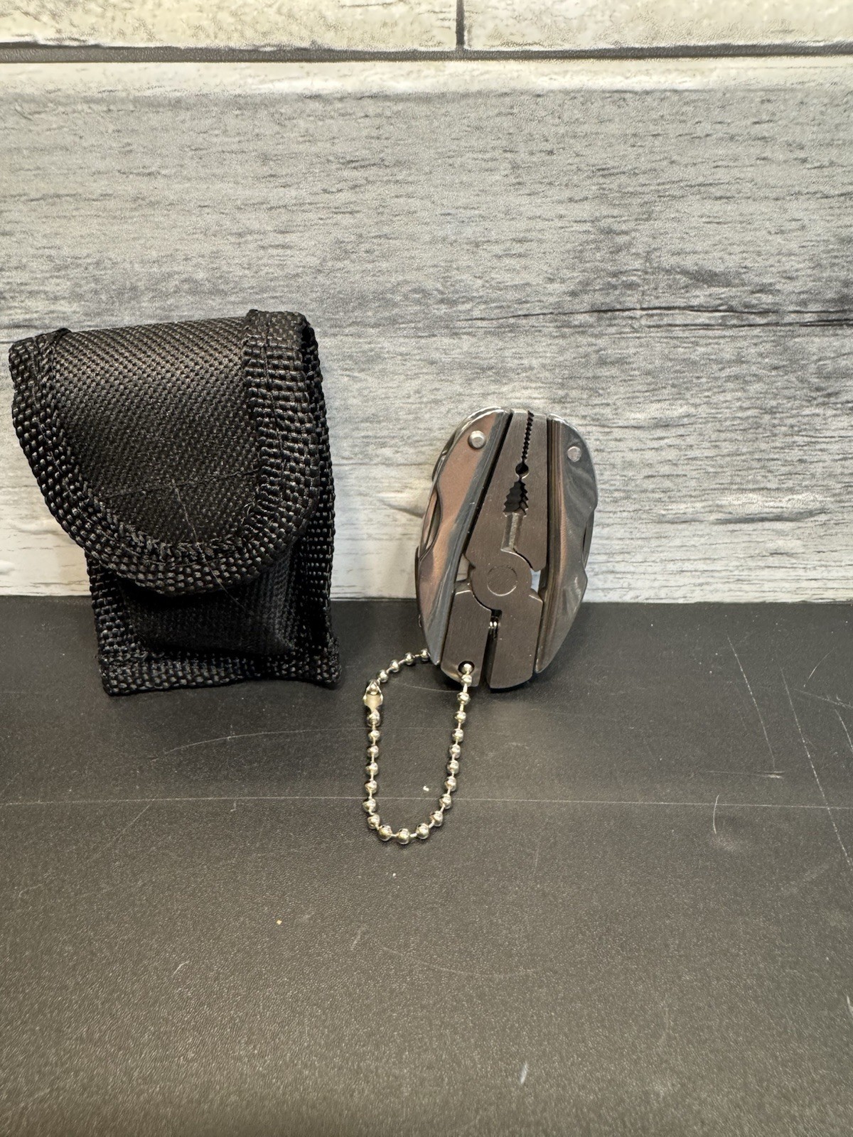 Lot of 4 Tactical Gear Items-Wallet Knife-Multi Tool-Solar Light-Keychain Knife