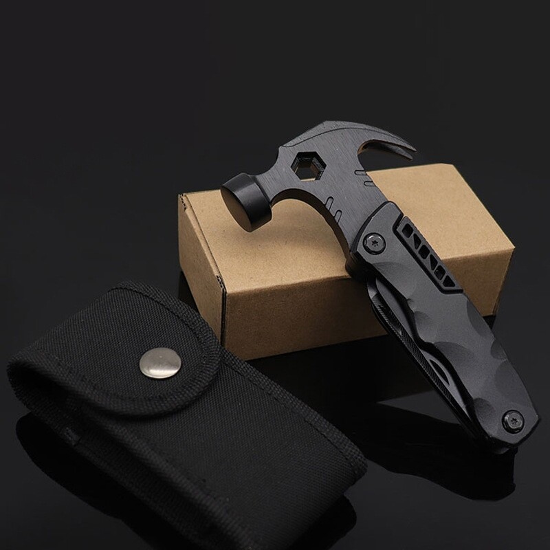 Versatile Folding Survival Hammer for Outdoor and Emergencies