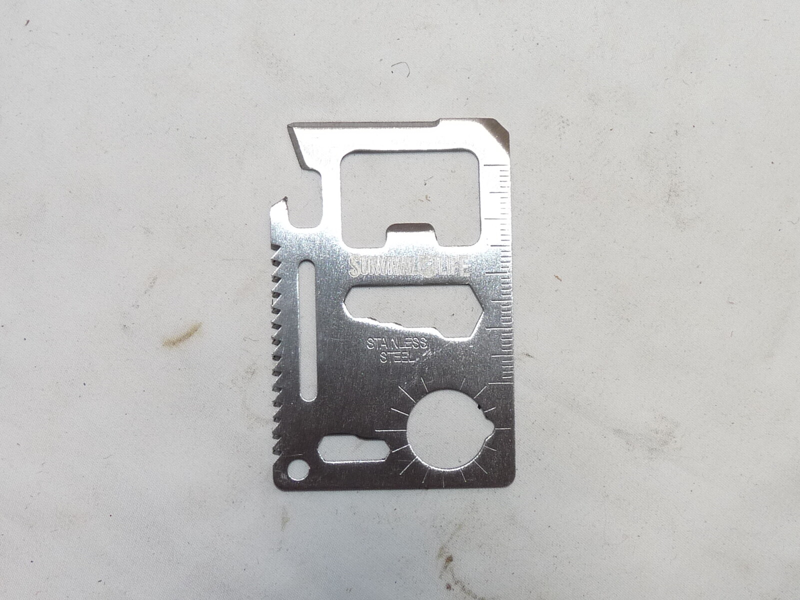 Survival Life 10-in-1 Credit Card Pocket Survival Multi-Tool