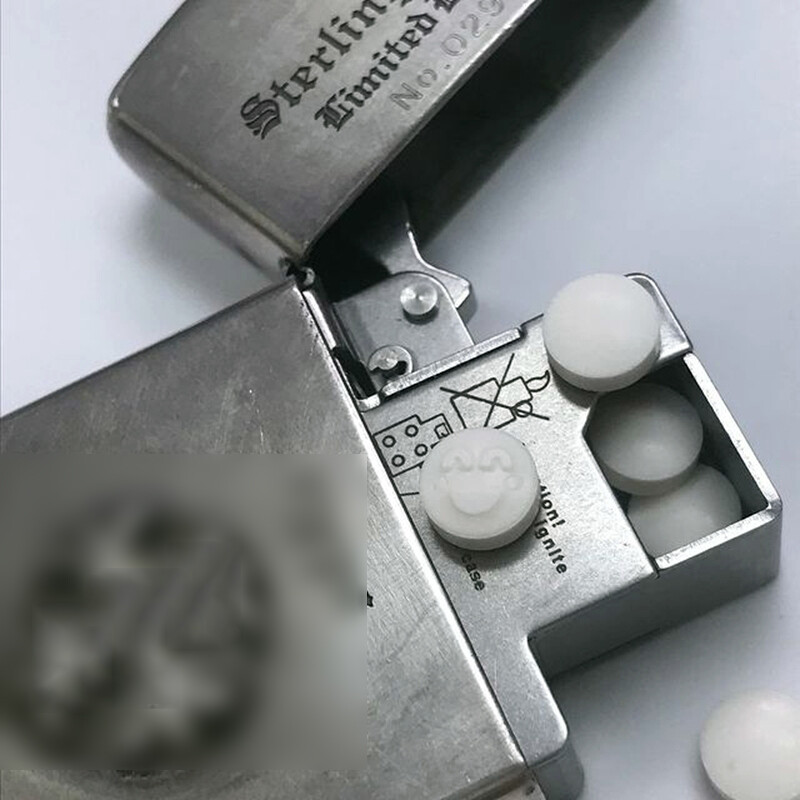 EDC Stainless Steel Insert Portable Candy Chewing Gun Medicine Box Storage