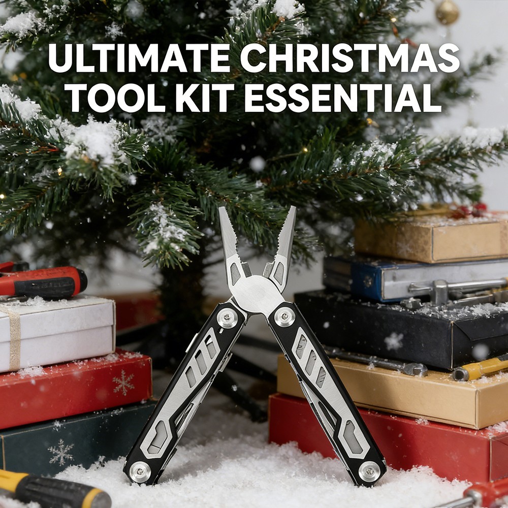 16-in-1 Multi-Tool Pliers Valentine’s Day Gift for Him, Pocket Camping Tools