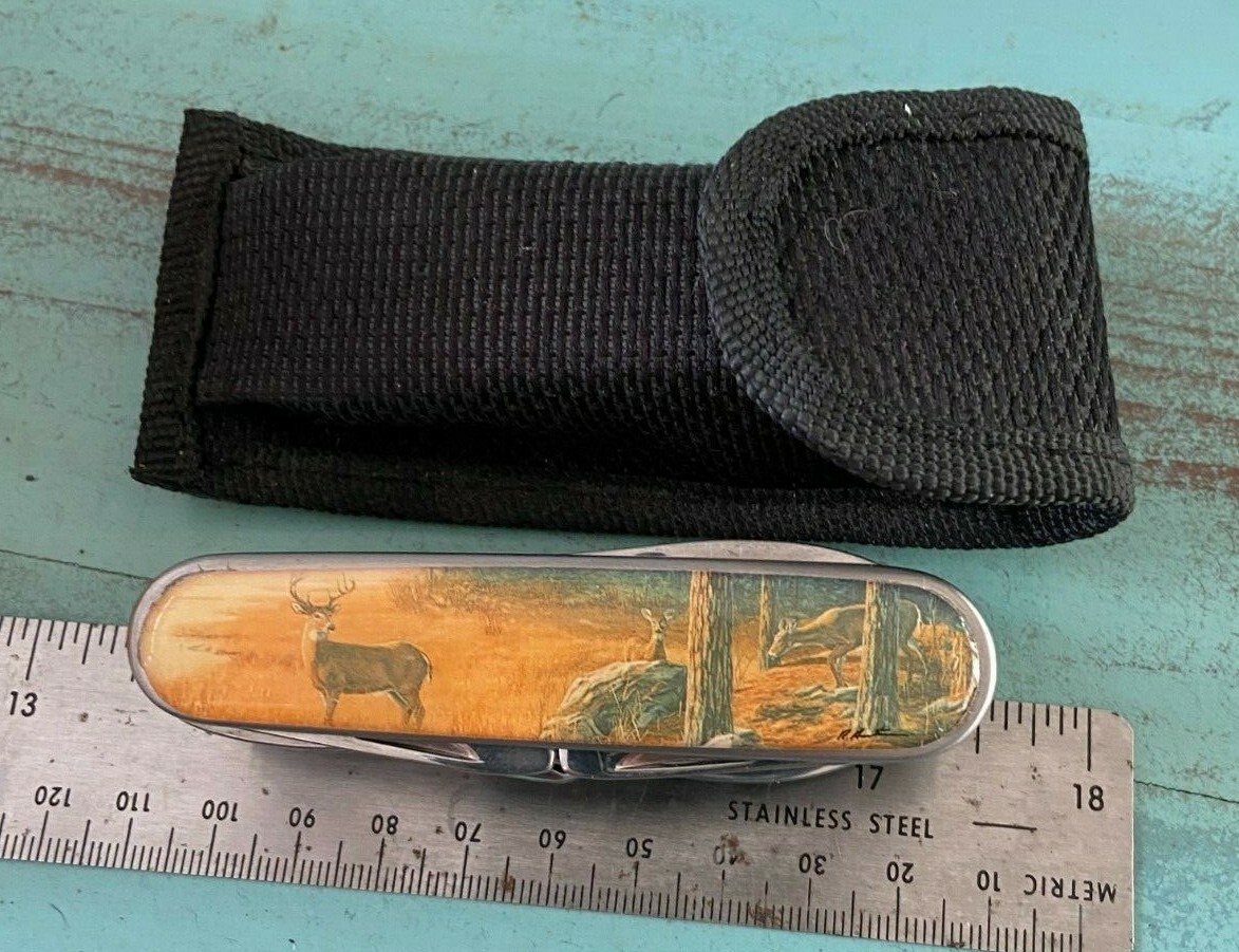 Multi-Function Pocket Knife with Belt Pouch