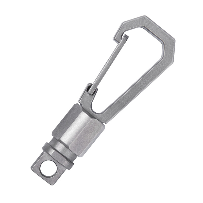 TC4 Titanium Key Chain Carabiner Opener Outdoor Portable Multi EDC Tool